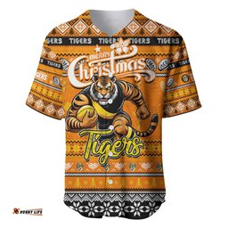 Personalized Tigers Football Xmas Baseball Jersey Shirt Australia AFL Mascot