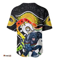Panthers Mascot NRL Baseball Jersey Shirt NAIDOC
