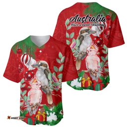Kookaburra Lover Baseball Jersey Shirt Australia Koalaty Merry Christmas Aboriginal