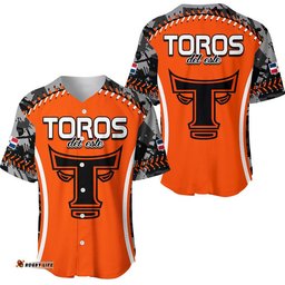 Dominican Toros De Este Baseball Stitches Baseball Jersey Shirt Orange 02