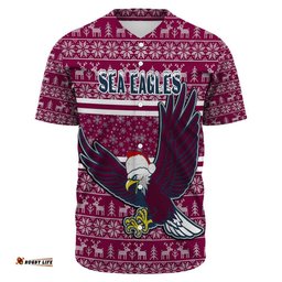 Custom Clothing Manly Warringah Sea Eagles Aboriginal Tattoo Baseball Jersey Shirts