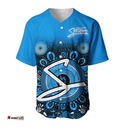Adelaide Strikers Baseball Jersey Shirt Aboriginal Sunshine