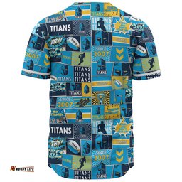 Gold Coast Titans Sport Baseball Shirt - Team Of Us Die Hard Fan Supporters Comic Style