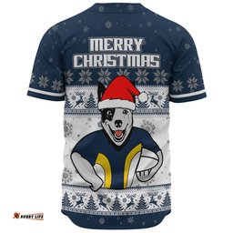 North Queensland Cowboys Christmas Custom Baseball Shirt - Special Ugly Christmas Baseball Shirt