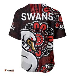 AFL Sydney Swans 1874 Aboriginal Baseball Jersey Shirt 06