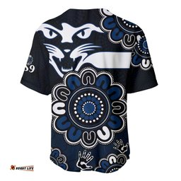 AFL Geelong Cats 1859 Aboriginal Baseball Jersey Shirt