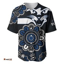 AFL Geelong Cats 1859 Aboriginal Baseball Jersey Shirt