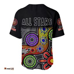 All Stars Christmas Baseball Jersey Shirt Indigenous Dreamtime
