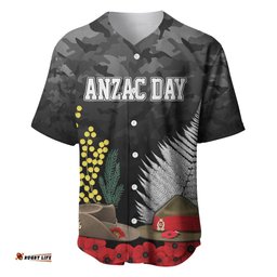 ANZAC DAY Baseball Jersey Shirt Camo Style Slouch Hats Mix Silver Fern Golden Wattle 03