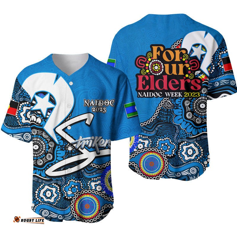 Adelaide Strikers Cricket Baseball Jersey Shirt NAIDOC Patterns