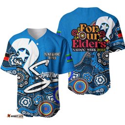 Adelaide Strikers Cricket Baseball Jersey Shirt NAIDOC Patterns