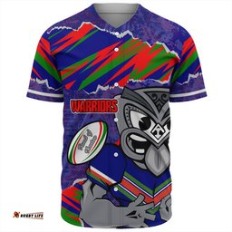 New Zealand Warriors Sport Baseball Shirt - Theme Song