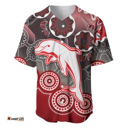 Redcliffe Dolphins Rugby Baseball Jersey Shirt 02