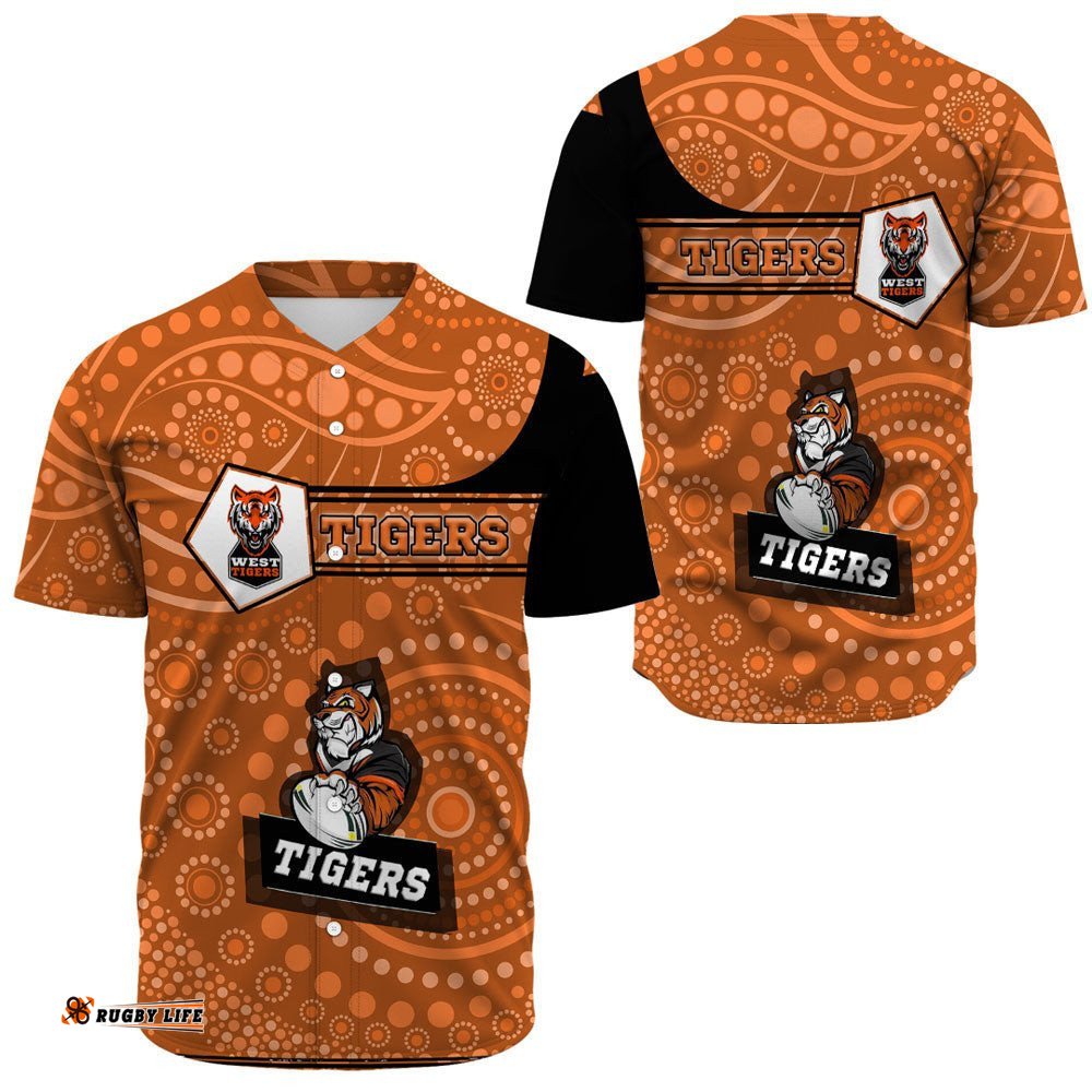 Clothing West Tigers Simple Style Baseball Jersey Shirts