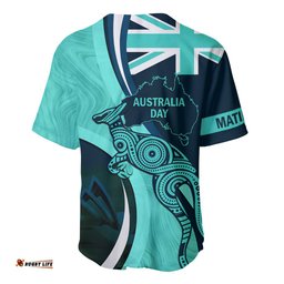 Matildas Soccer Baseball Jersey Shirt 2024 Happy Australia Day Kangaroo Aussie Proud Turquoise