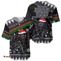 Panthers Rugby Baseball Jersey Shirt Go The Mighty Panthers Christmas Vibe Unique