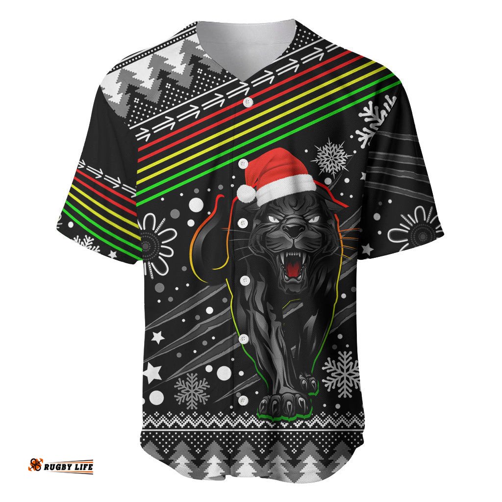 Panthers Rugby Baseball Jersey Shirt Go The Mighty Panthers Christmas Vibe Unique