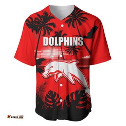 NRL Dolphins Baseball Jersey Shirt Summer Vibe Style