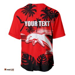 NRL Dolphins Baseball Jersey Shirt Summer Vibe Style