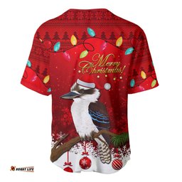 Australia Christmas Baseball Jersey Shirt Aussie Kookaburra Santa Merry Xmas