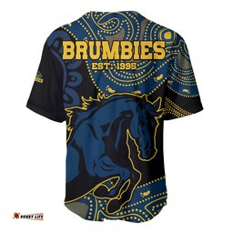 Brumbies Rugby Union Baseball Jersey Shirt Australia indigenous Aboriginal