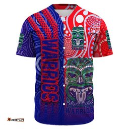Clothing New Zealand Warriors Sporty Style Baseball Jersey Shirts