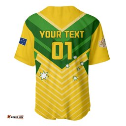 Australia Soccer Baseball Jersey Shirt Go Socceroos