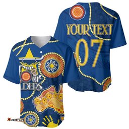 Personalised NAIDOC Week NRL Cowboys For Our Elders Baseball Jersey Shirt
