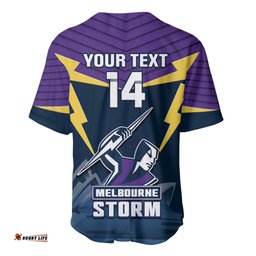 Custom Australia Day Storm Baseball Jersey Shirt NRL 2024 Sydney Opera House With Map