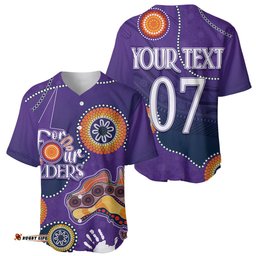 Personalised NAIDOC Week NRL Storms For Our Elders Baseball Jersey Shirt