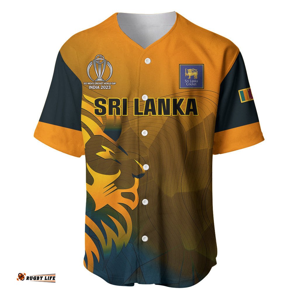 Sri Lanka Cricket Baseball Jersey Shirt Go Lions Dynamic Version