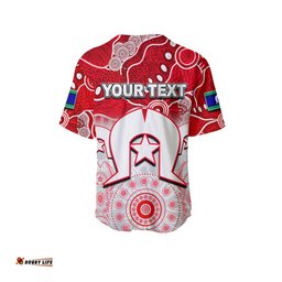 Custom Personalised Swans Australian Football ATorres Strait Islanders Mix Aboriginal Baseball Jersey Shirt
