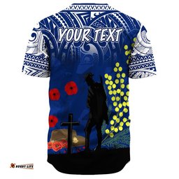 Custom New Zealand Soldier Baseball Jersey Shirt