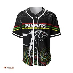 Custom Personalised Panthers Indigenous Baseball Jersey Shirt Premiers Penrith Champion