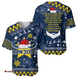 Cowboys Rugby Baseball Jersey Shirt Born Tough Bred Proud Christmas Vibe