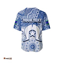 Custom Personalised Kangaroos Australian Football Torres Strait Islanders Mix Aboriginal Baseball Jersey Shirt