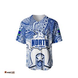 Custom Personalised Kangaroos Australian Football Torres Strait Islanders Mix Aboriginal Baseball Jersey Shirt