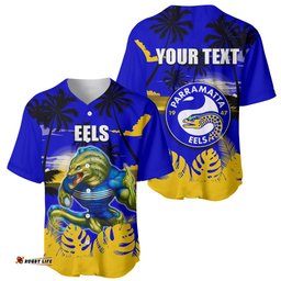 NRL Eels Baseball Jersey Shirt Summer Vibe Style