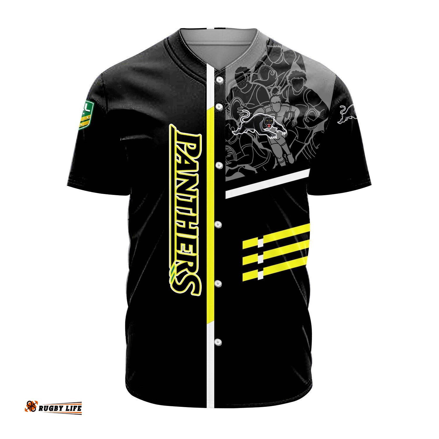 Penrith Panthers Baseball Jersey Shirt Personalized Rugby For Fan NRL