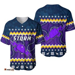 Storm Baseball Jersey Shirt Christmas Melbourne Mix Indigenous