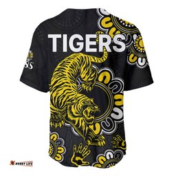 AFL Richmond Tigers 1885 Aboriginal Baseball Jersey Shirt 02