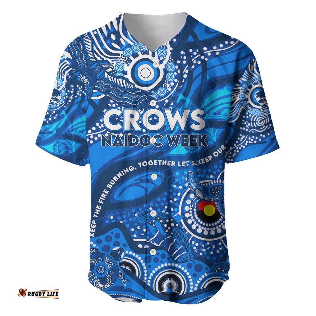 Custom NAIDOC Week 2024 Cats Baseball Jersey Shirt Aboriginal Animals Keep The Fire Burning