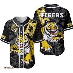 Richmond Football Baseball Jersey Shirt Tigers 1885 Indigenous Basic Style Ver.02