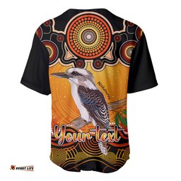 Personalised Australia Sagittarius Kookaburra Zodiac Baseball Jersey Shirt Auz Astrology Aboriginal Red