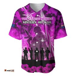 Australia ANZAC Day Baseball Jersey Shirt The Unsung Heroes Sisters of War