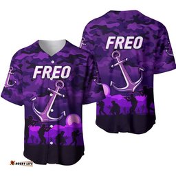 Fremantle Dockers ANZAC Baseball Jersey Shirt Freo Simple Style
