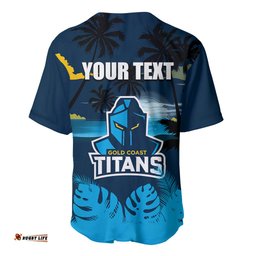 NRL Titans Baseball Jersey Shirt Summer Vibe Style