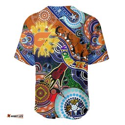 Custom NAIDOC Week 2024 GWS Giants Baseball Jersey Shirt Australia Aboriginal Dot Painting