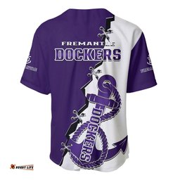 Fremantle Dockers Football Baseball Jersey Shirt Go Freo Sporty Version 02