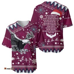 Sea Eagles Rugby Baseball Jersey Shirt Manly Boys Victory Christmas Vibe